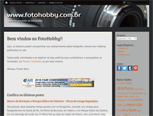 Tablet Screenshot of fotohobby.com.br